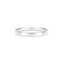 Aliança Honeymoon em semi Prata 925, 2mm