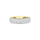 Anel Allure banhado Ouro Amarelo com Diamantes