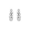 Brinco Argola Viena em semi Prata 925, 24mm
