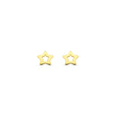 Brinco Baby Estrela banhado Ouro Amarelo
