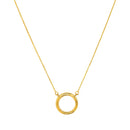Colar Click Elo em banhado Ouro Amarelo, 65cm