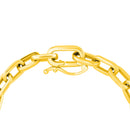 Pulseira Chains banhado Ouro Amarelo com Citrinos e Zircônio