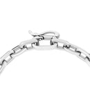 Pulseira Chains em semi Prata 925 com Topázio London e Safiras Incolores