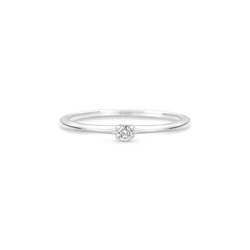 Conjunto Alianças Just You e Solitário Classic banhado Ouro Branco com Diamante