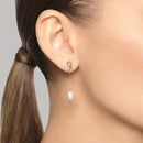 Brinco em semi Prata 925 com Pérola