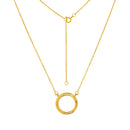 Colar Click Elo em banhado Ouro Amarelo, 65cm