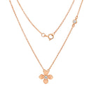 Colar Giardino banhado Ouro Rosé com Zircônio, 45cm