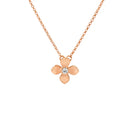 Colar Giardino banhado Ouro Rosé com Zircônio, 45cm