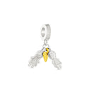 Pingente Life Amor Mulher+Mulher em Prata 925 com Banho de Ouro Amarelo 18k