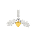 Pingente Life Amor Mulher+Mulher em Prata 925 com Banho de Ouro Amarelo 18k