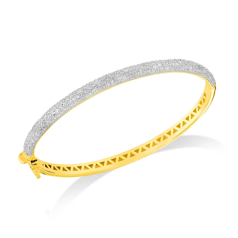 Pulseira Allure banhado Ouro Amarelo com Zircônio