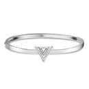 Pulseira Viva Safira em banhado Ouro Branco com Zircônio