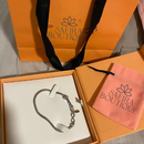 Kit Pulseira Life Safira Infinito mais 1 Berloque Brinde - Frete Grátis todo Brasil